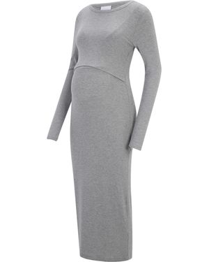 Mama.licious Kleid 'Mlbrynna June' - Grau
