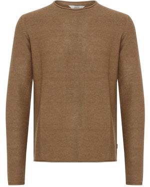 Solid Pullover - Braun