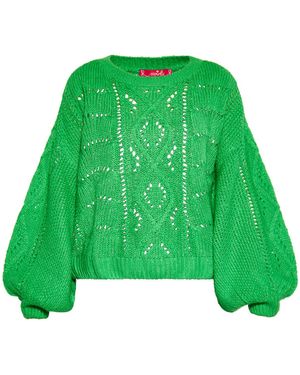 swirly Pullover - Grün