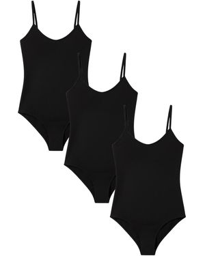 MAXTED Body Basic Max Body Top Frauen 3Er-Pack - Schwarz