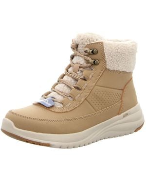 Skechers Schnürstiefel Schnürstiefelette Damen 144756 Csnt Kunststoff (Synthetik) - Natur