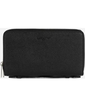 Lancaster Portemonnaie Lancaster Portefeuille Cuir Compagnon Delphino - Schwarz