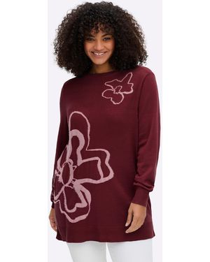 Sheego Pullover - Rot