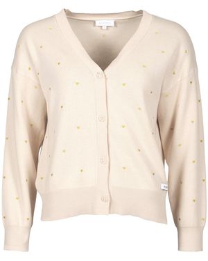 KLEINIGKEIT Strickjacke Herzen - Natur