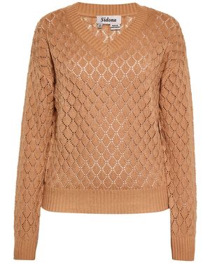 SIDONA Pullover - Braun