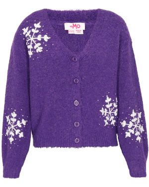 myMo Strickjacke - Lila