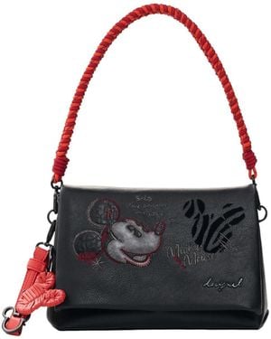 Desigual Schultertasche Disney - Schwarz
