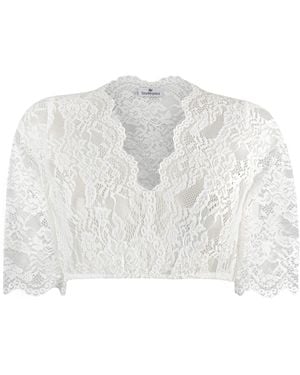 Stockerpoint Trachtenbluse Alaya - Weiß