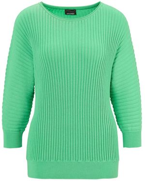 Goldner Pullover - Grün