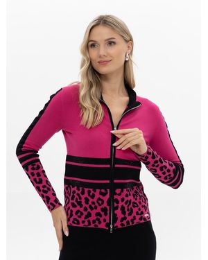Passioni Strickjacke - Pink