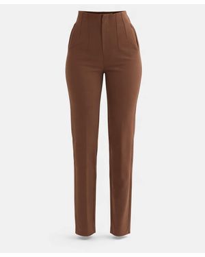 LEAFLETIC Hose Long Pant - Braun