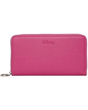 O bag Brieftasche Mit Kartenfächern, Mit Münzfach O Wally Zurigo - Pink