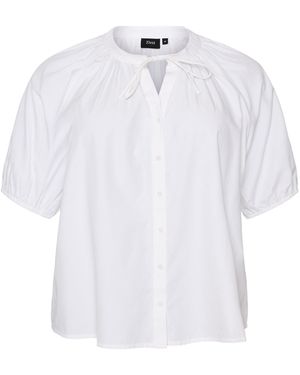 Zizzi Bluse Mtrine - Weiß
