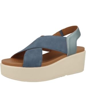 Geox Keilsandale - Blau
