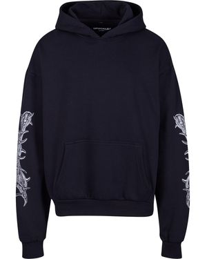 MT Upscale Sweatshirt God Loyalty Love - Blau