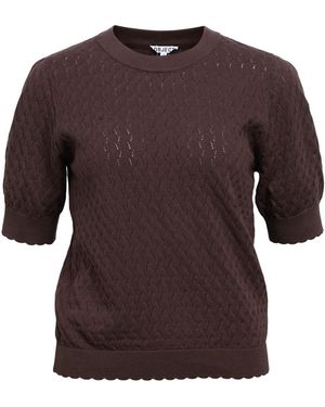 Object Pullover Objflauny - Braun