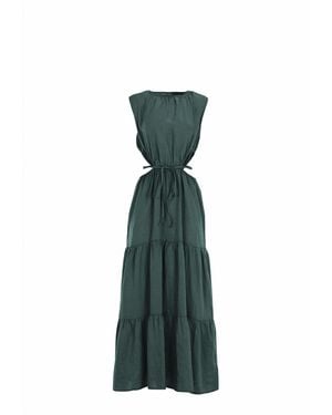 FRESHLIONS Maxikleid Lilia - Grün