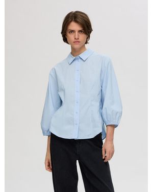 SELECTED Bluse - Blau