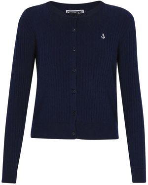 DreiMaster Maritim Strickjacke - Blau