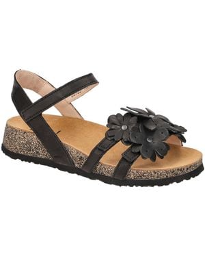 Think! Sandale Think Koak Sandale Leder-Blüten 551 - Braun