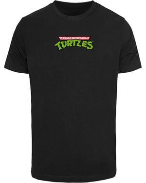Merchcode T-Shirt Turtles Team - Schwarz