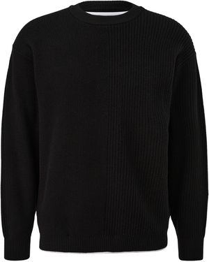 QS Pullover - Schwarz