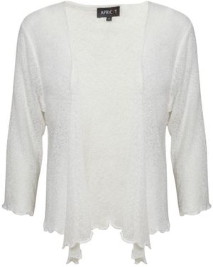 Apricot Strickjacke - Weiß