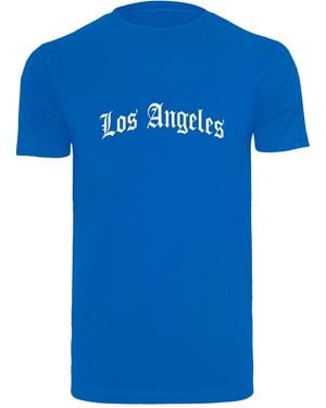 MT Men T-Shirt Los Angeles - Blau