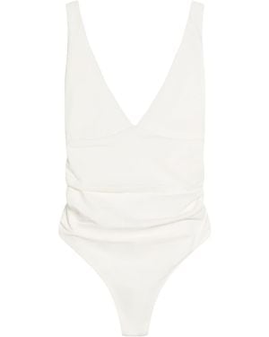 Bershka Shirtbody - Weiß