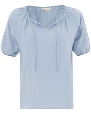 ORGANICATION Bluse - Blau