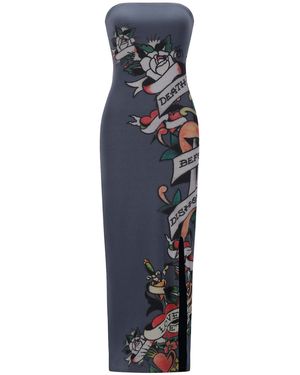 Ed Hardy Kleid - Blau