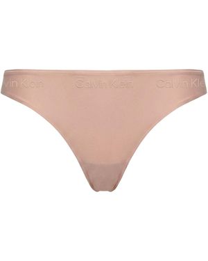 Calvin Klein String Invisibles - Natur