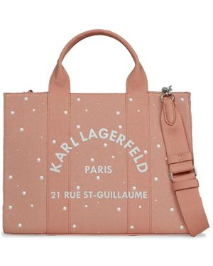 KARL LAGERFELD Handtasche Rue St-Guillaume - Pink