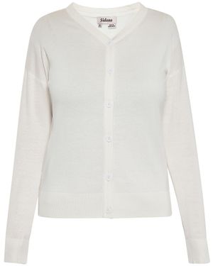 SIDONA Strickjacke - Weiß