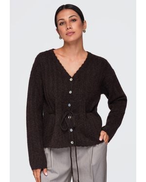 Ombre Pullover - Schwarz
