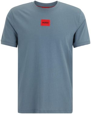 HUGO T-Shirt Diragolino212 - Blau