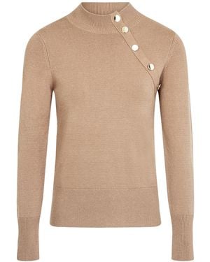 Morgan Pullover 232-Mnoe - Natur