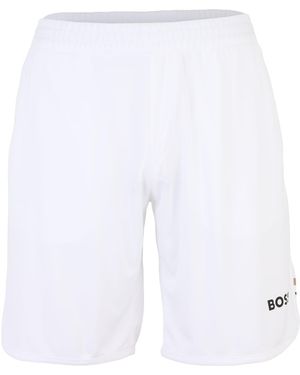BOSS Sportshorts Spin - Weiß