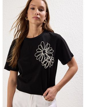 Trendyol T-Shirt - Schwarz