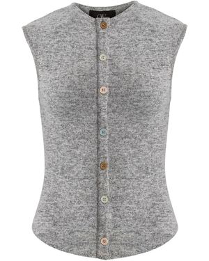 OW Collection Weste Rue - Grau