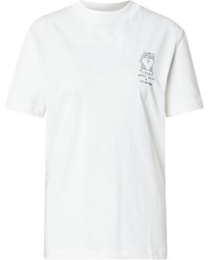 SELECTED T-Shirt 'Slfrelax' - Weiß