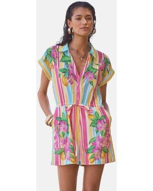 Love & Roses Jumpsuit - Rot