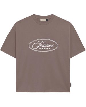 Prohibited T-Shirt Five-Star - Grau