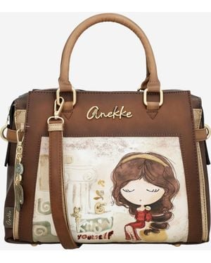 ANEKKE Handtasche Sac Main Muse Taupe - Braun