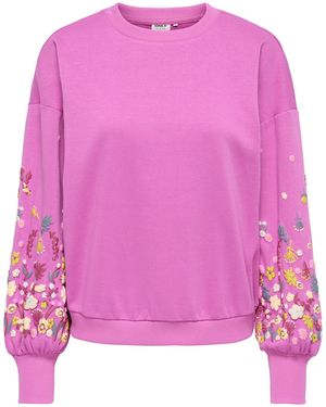 ONLY Sweatshirt Onlbrooke - Pink