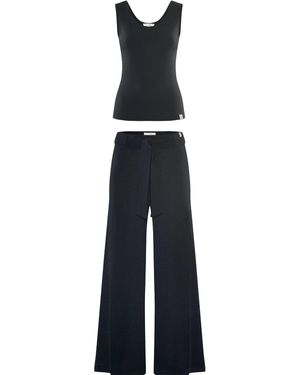 YOU LOOK PERFECT Hausanzug Loungewear Set - Schwarz