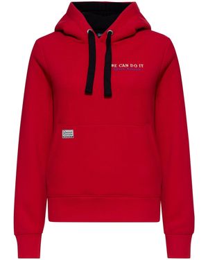 Queen Kerosin Pullover We Can Do It - Rot