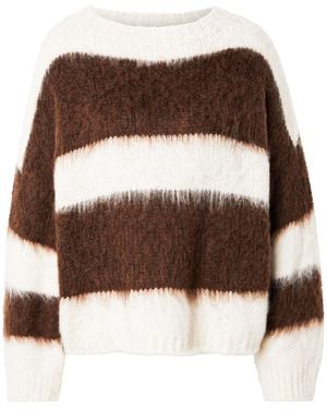 Zwillingsherz Pullover - Braun