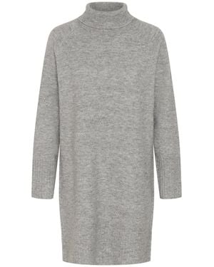 Kaffe Strickkleid Kaerin Dress - Grau