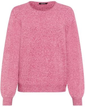 Olsen Strickpullover Henny Lockere Passform - Pink
